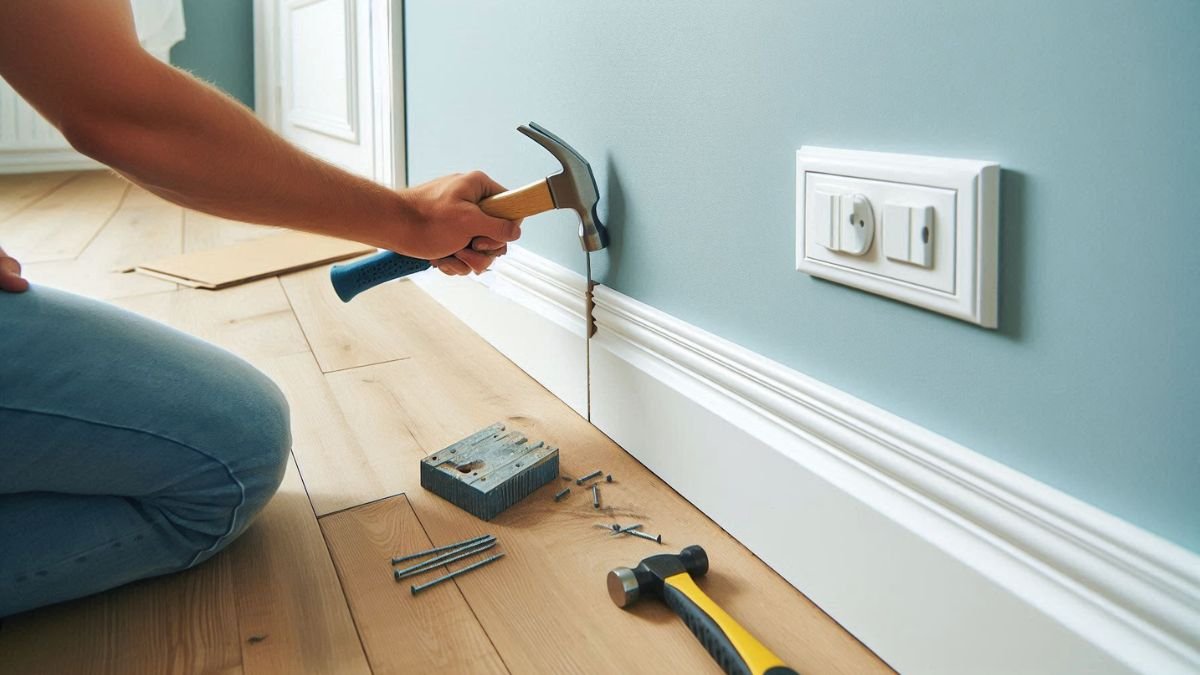 como instalar rodapé de mdf