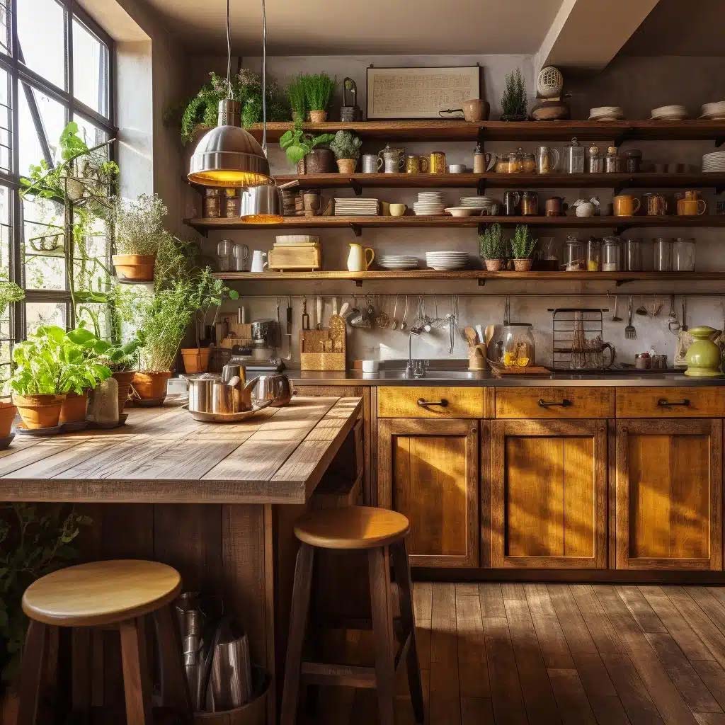 Iluminação Perfeita para Criar um Clima Boho na Cozinha