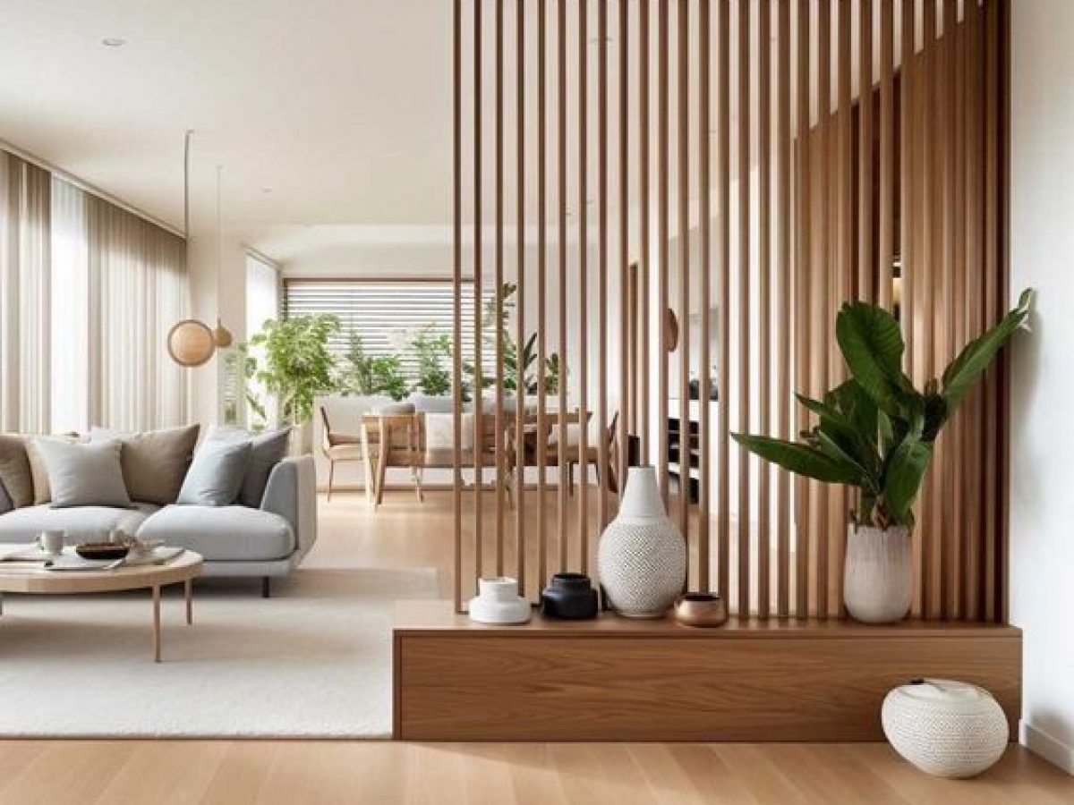 Divisória funcional para sala e quarto