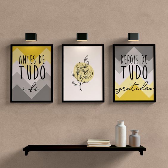 como fazer quadros decorativos