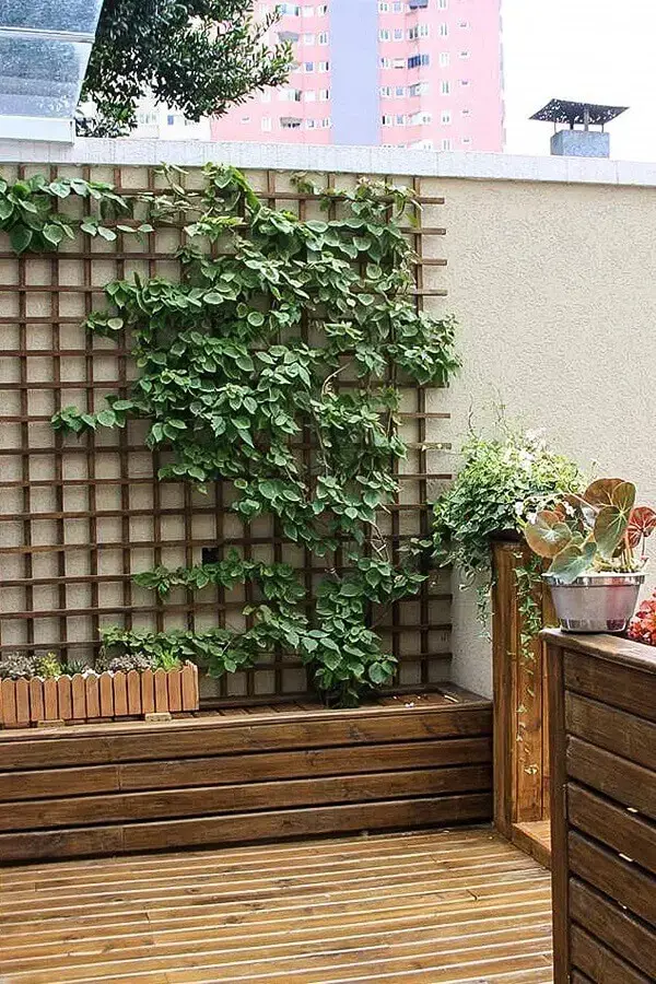 Ideias Criativas de Vasos para Jardim Vertical de Treliça