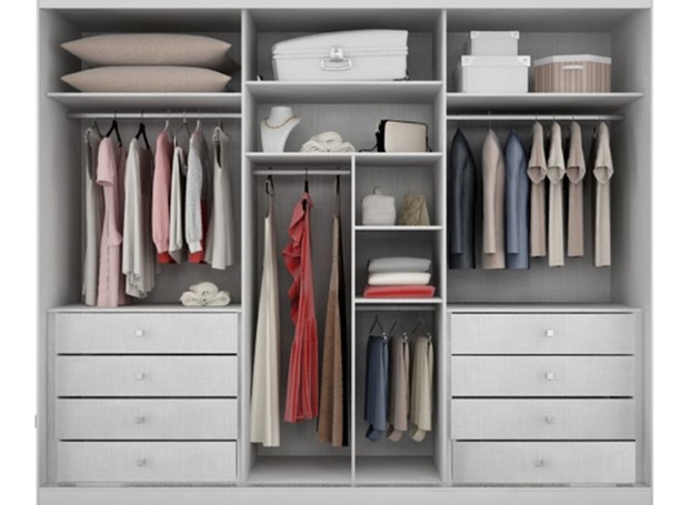 como organizar guarda roupa infantil