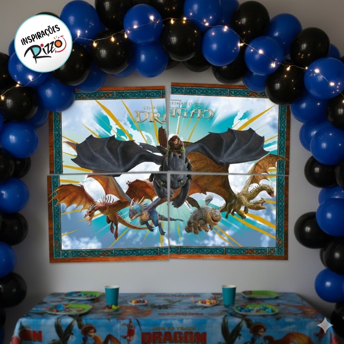 como treinar seu dragão decoração