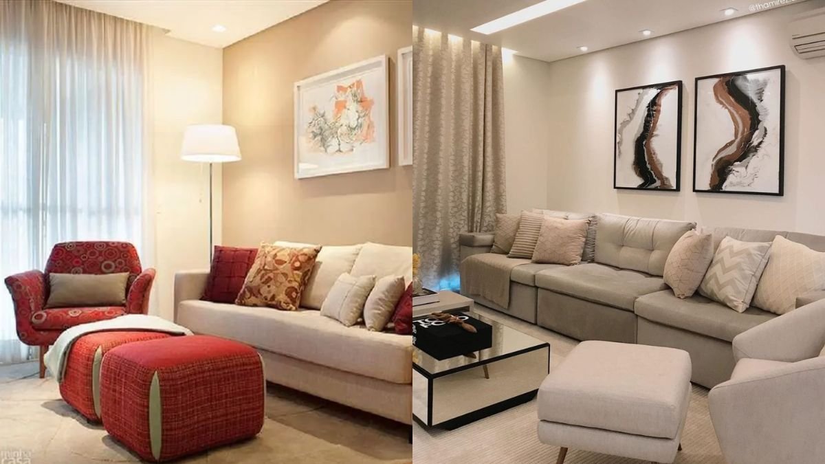 como usar puff na sala de estar