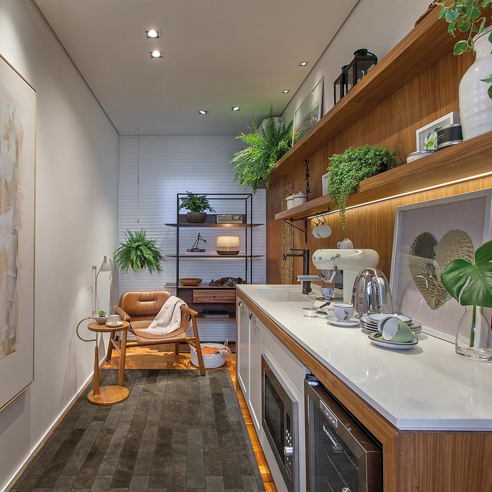 cozinha com copa integrada