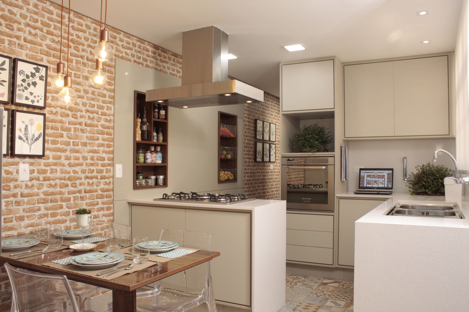 cozinha americana com copa