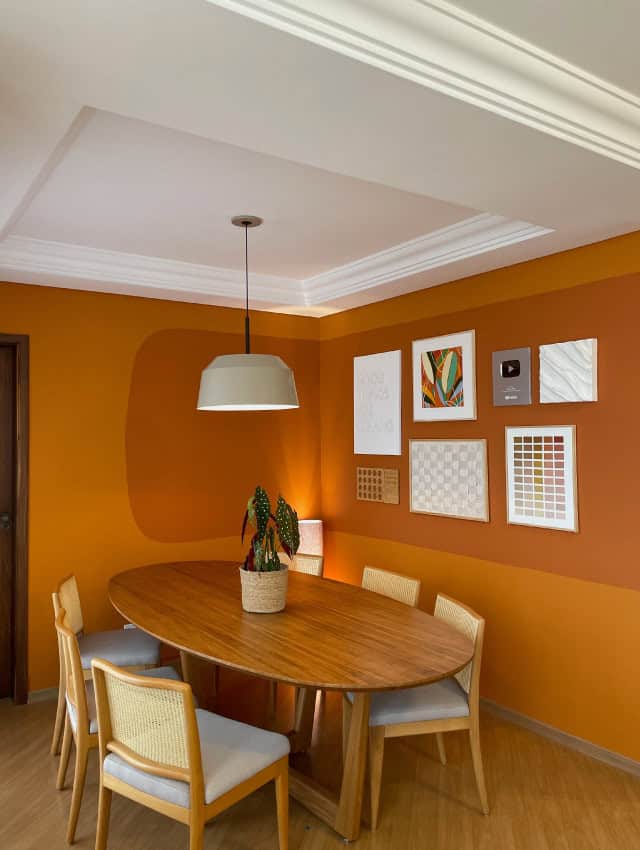 cor laranja queimado