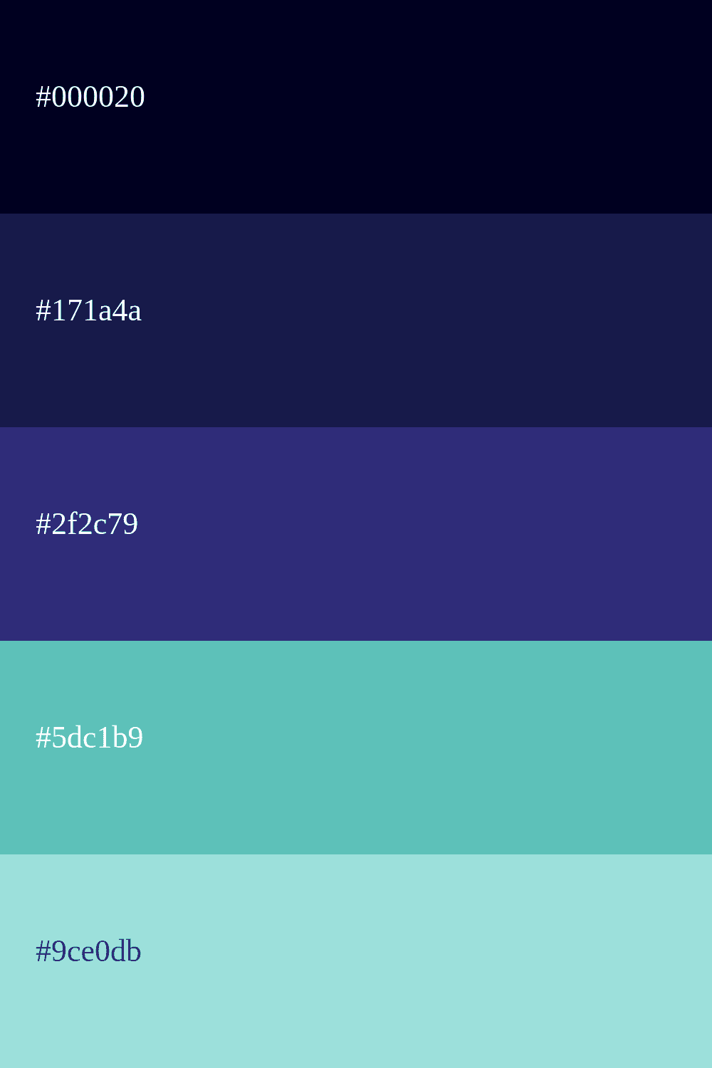 Azul para decoração