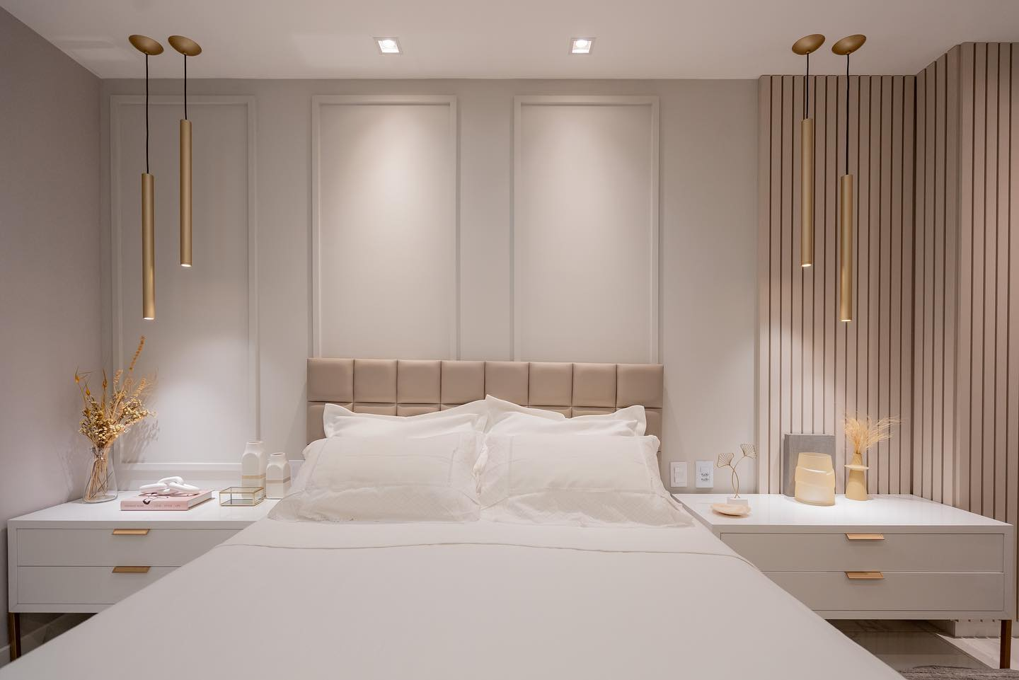 decoração de quarto cores neutras
