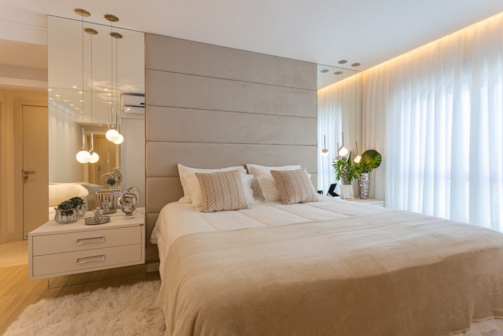 cores neutras para quarto minimalista
