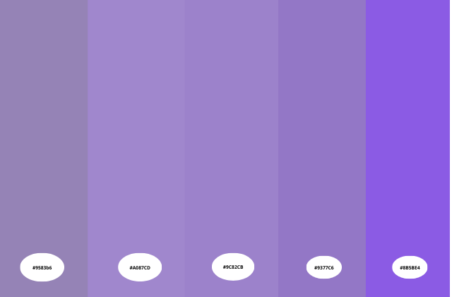 roxo vs azul qual cor combina melhor