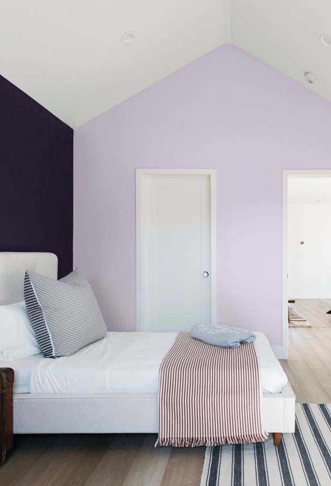 custo para pintar um ambiente com roxo claro