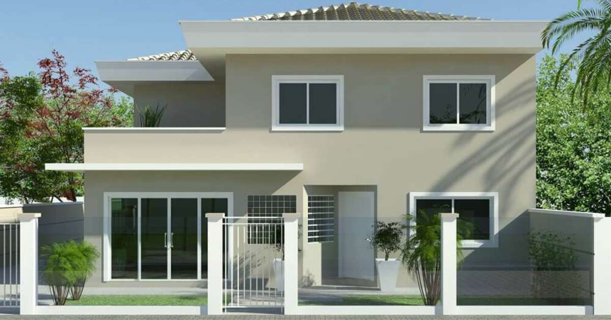 cores de casas externas rústicas