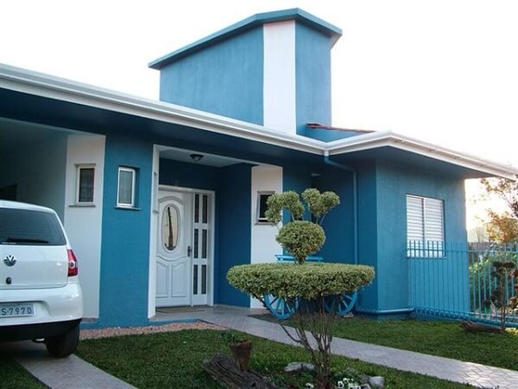 ideias cores casas fachada
