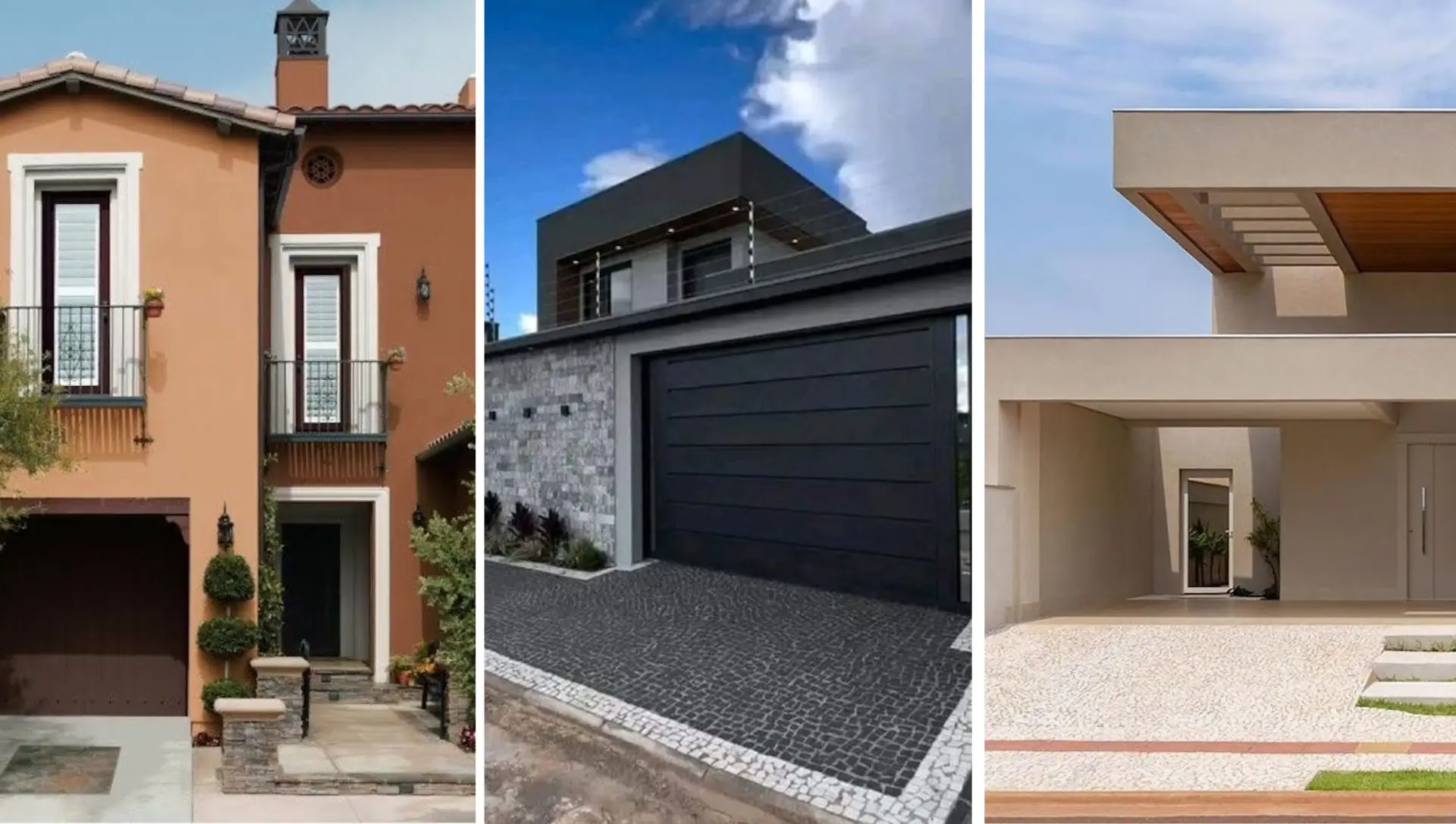 cores de casas externas com pedra