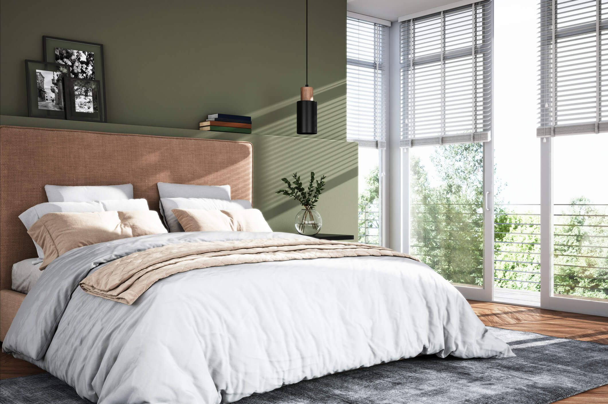 paleta de cores para quarto relaxante