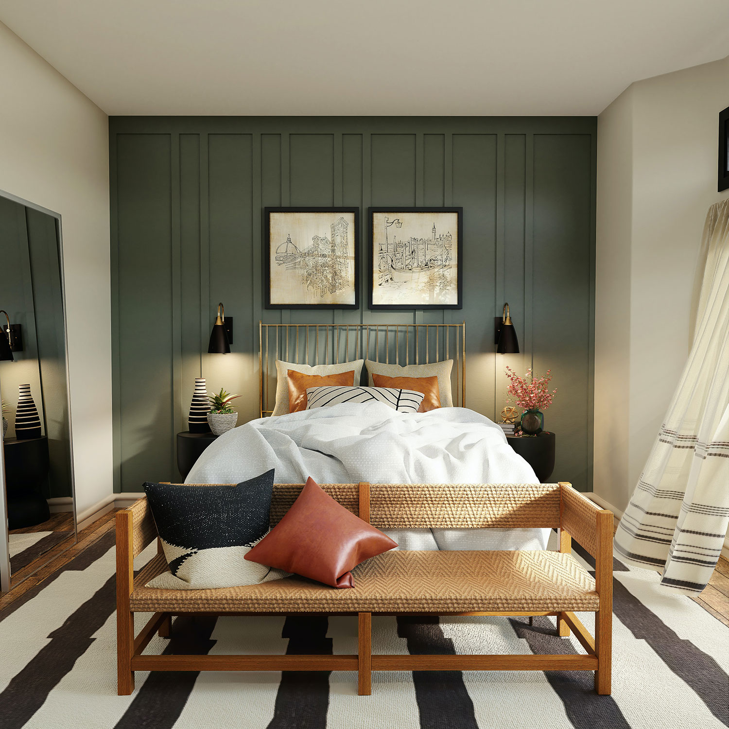 cores quentes para quarto