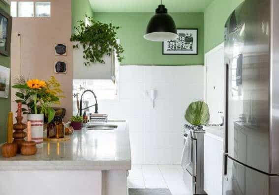 cores para cozinha escura