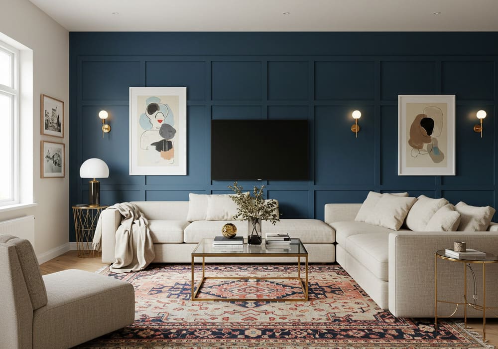 tendências de cores para sala