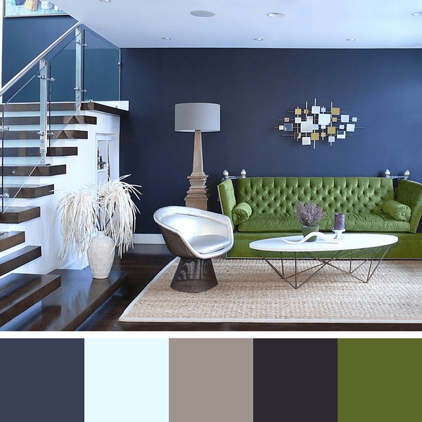 cores de tinta para sala