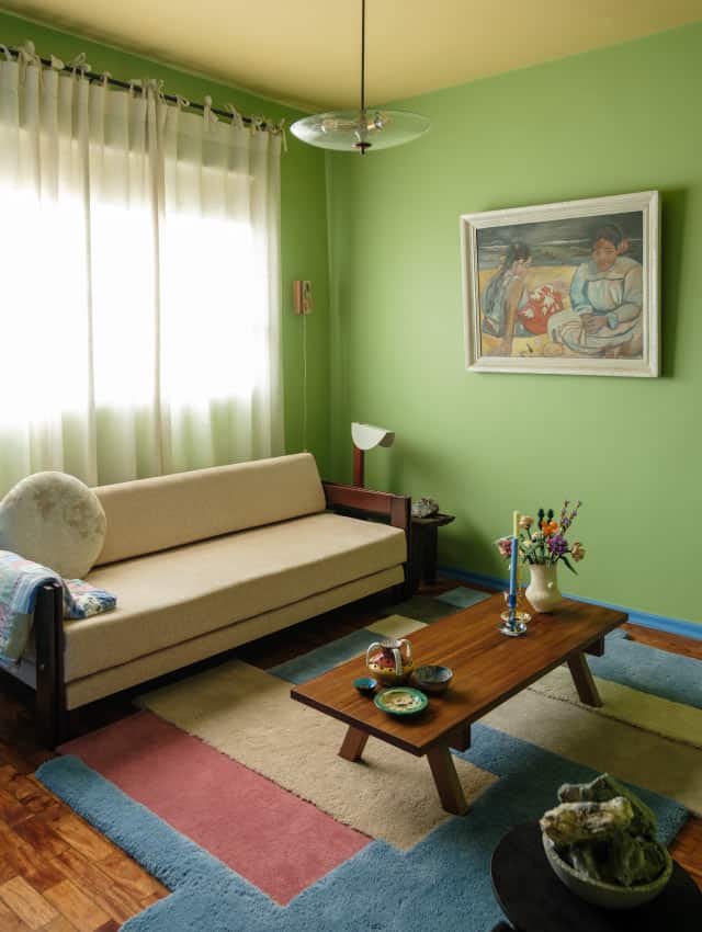 cores que trazem aconchego para sala