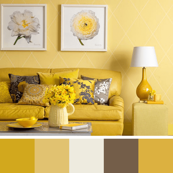 amarelo e rosa delicadeza