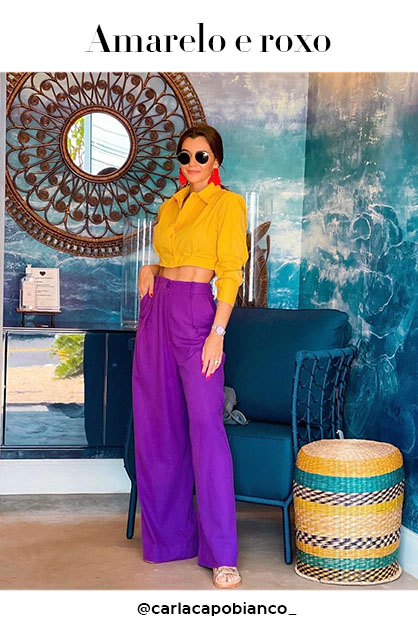 amarelo e cores vibrantes