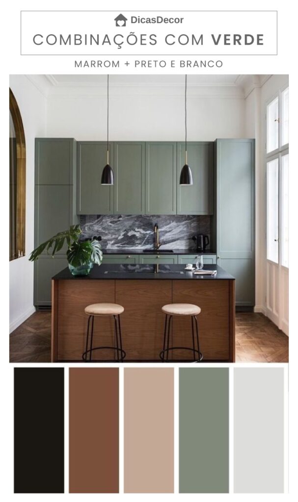 cores que combinam com verde militar