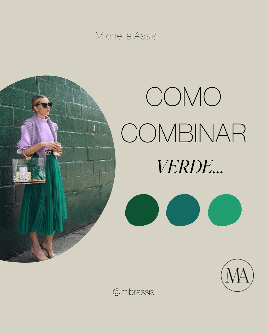 cores que combinam com verde musgo