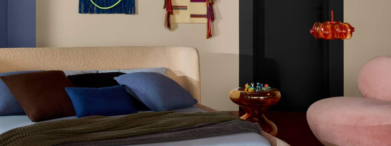 decoração sala cinza industrial