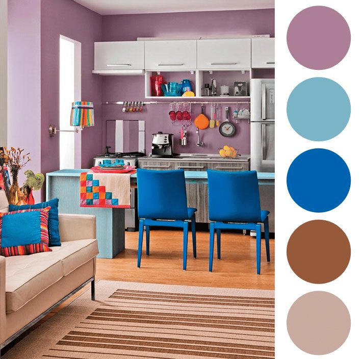 inspirações de looks com cores que combinam com lilás