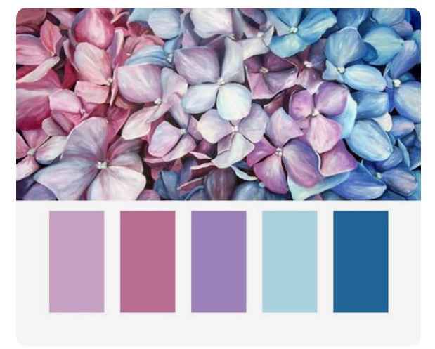 cores que combinam com lilás