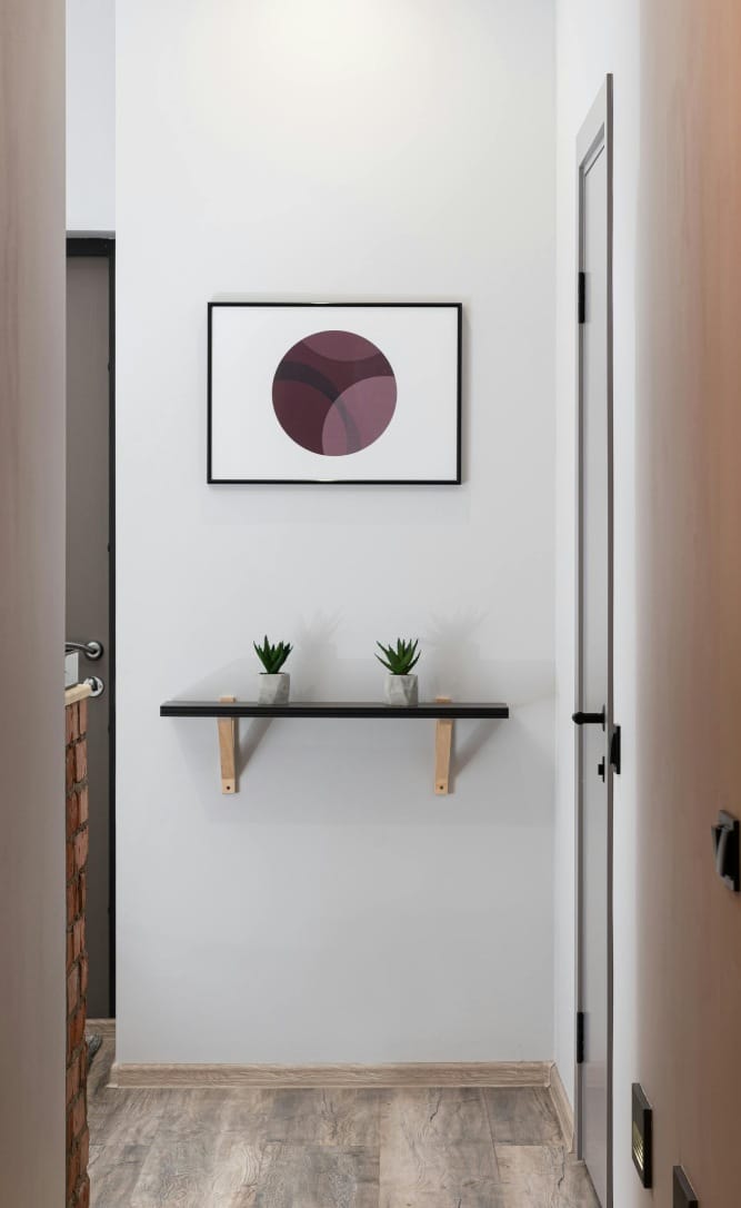 ideias decoração corredor simples
