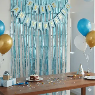 cortina de borboleta de tecido vs papel