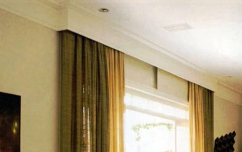 como instalar cortineiro sobreposto em forro de gesso