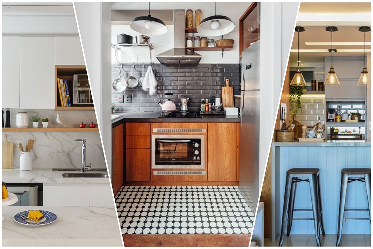 decoração cozinha pequena apartamento