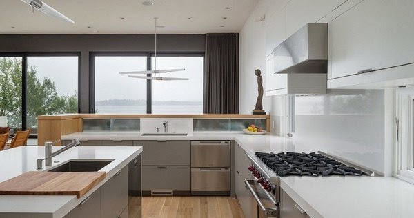 Inspiração cozinha piso madeira