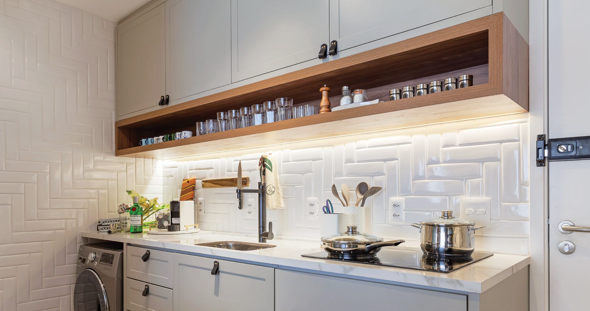 Porcelanato para cozinha moderna