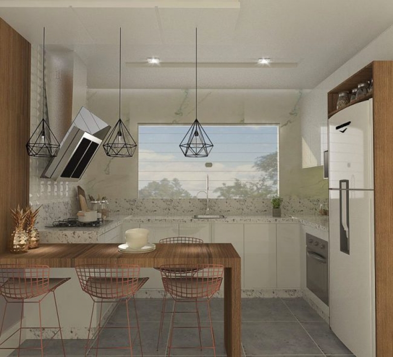 Porcelanato para cozinha industrial