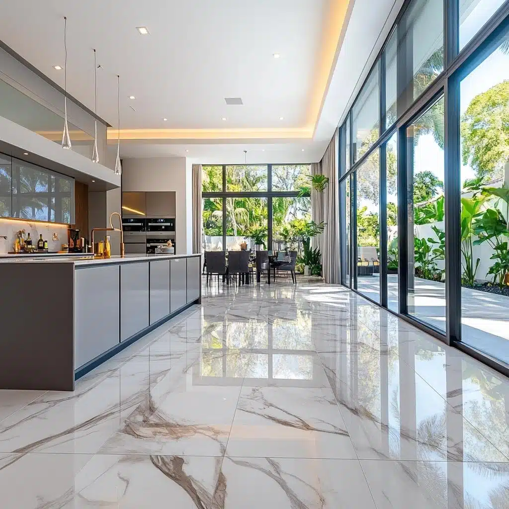 Porcelanato para pia de cozinha