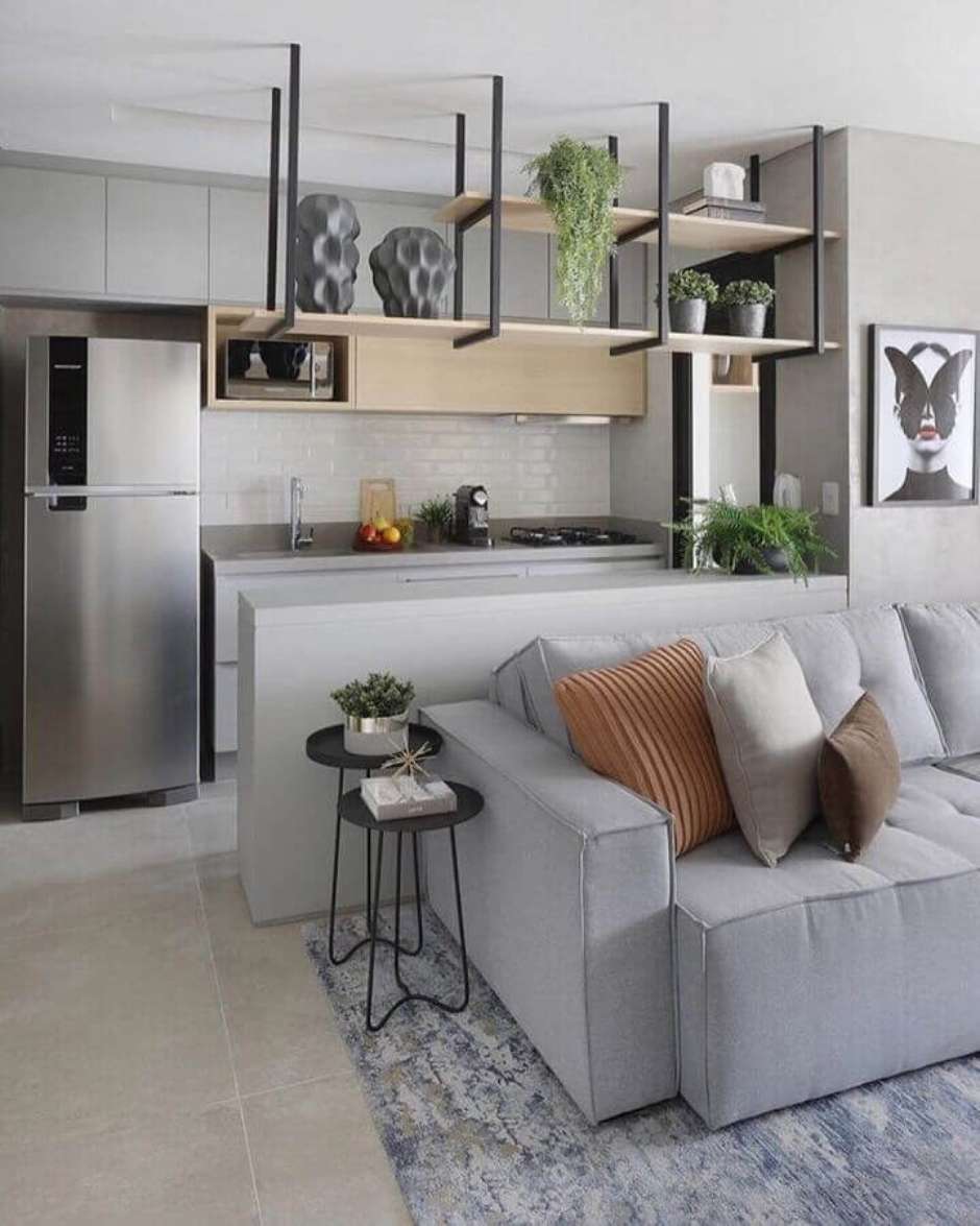 conceito aberto cozinha sala