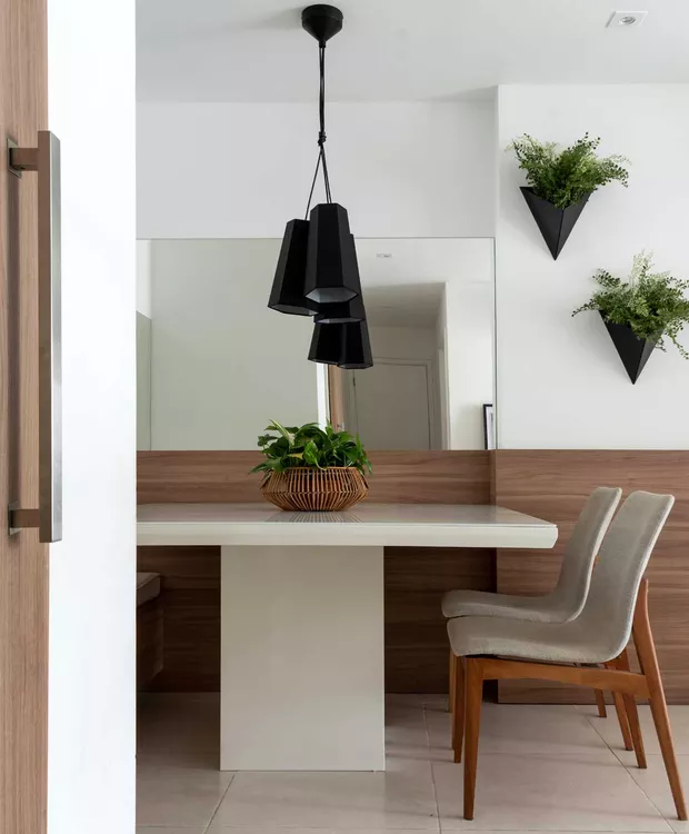 meia parede para refeições cozinha sala