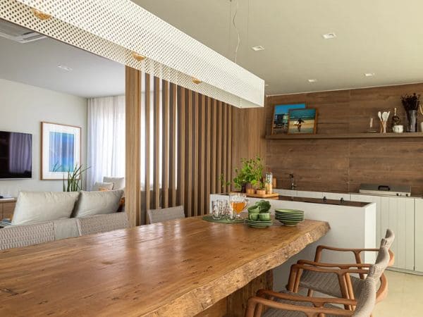 bancada meia parede cozinha sala