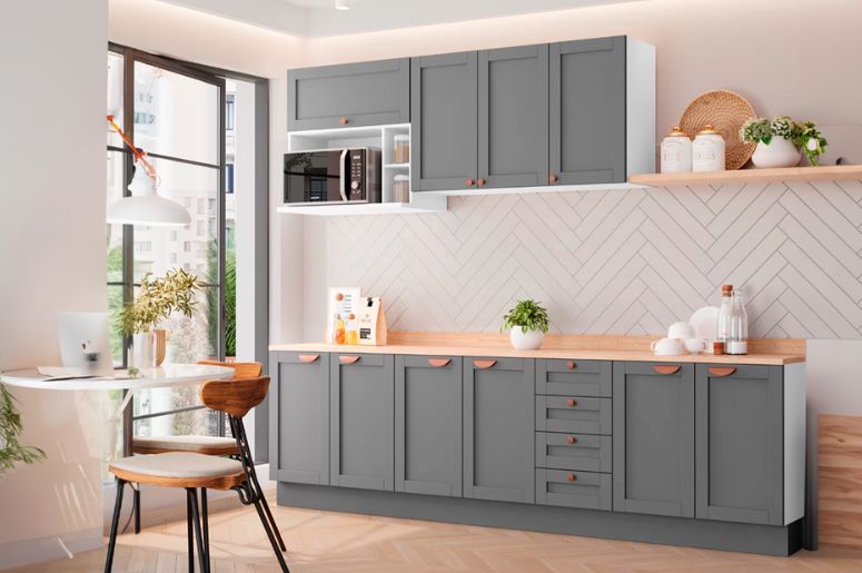 inspiração cozinha planejada cores modernas