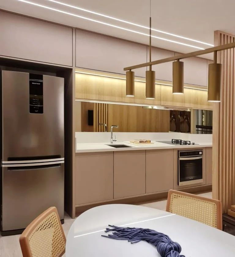 cozinha planejada cores modernas