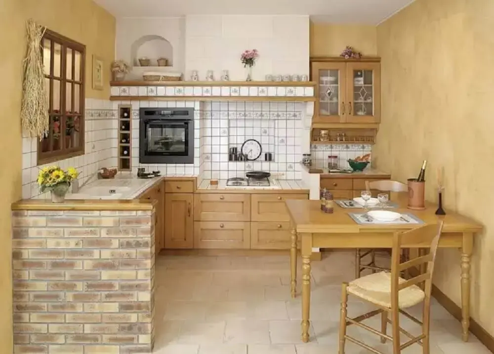 estilo rústico cozinha