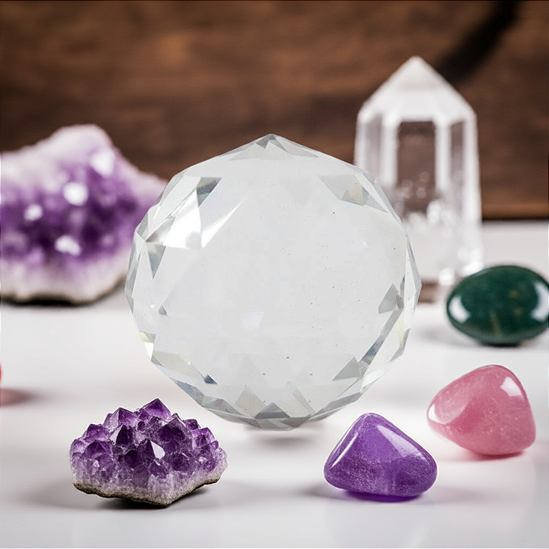 como limpar e energizar cristal multifacetado