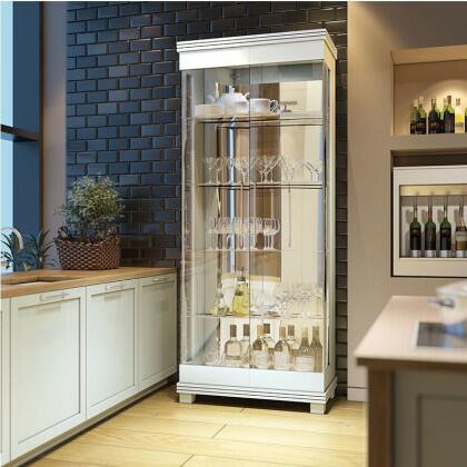 Cristaleira moderna off white