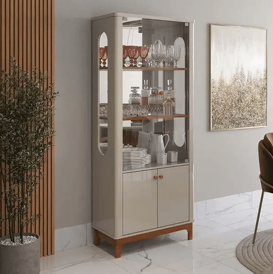 Cristaleira moderna clean