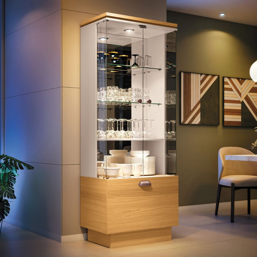 Cristaleira moderna suspensa